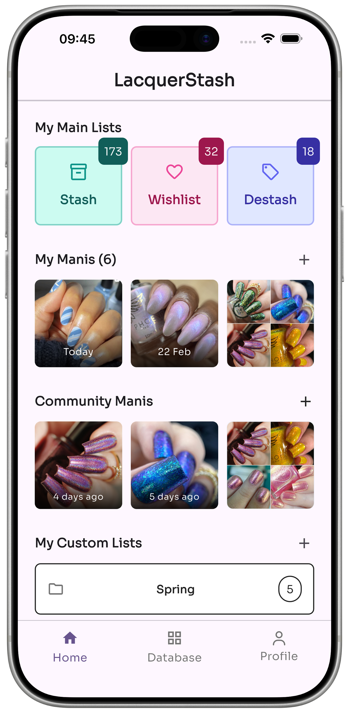LacquerStash app preview